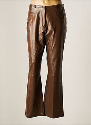 Pantalon drept maro MARCELLE GRIFFON femeie