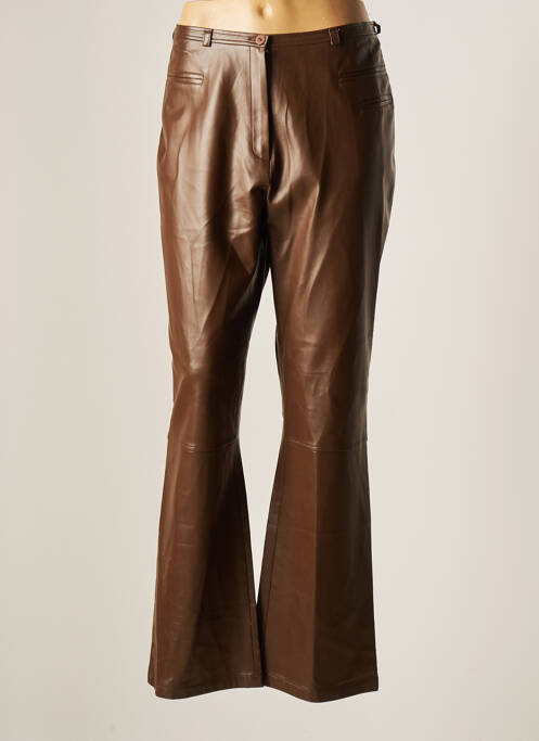 Pantalon drept maro MARCELLE GRIFFON femeie