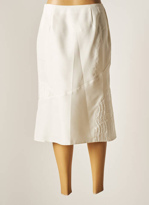 Fustă midi bej CHRISTINE LAURE femeie