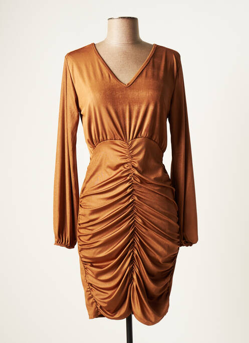 Rochie scurtă maro SENES femeie