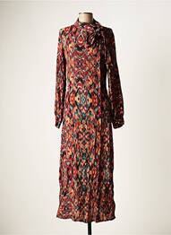 Rochie lungă mâneci lungi mâneci lungi maro DEUX. BY ELINE DE MUNCK femme