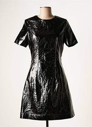 Rochie midi mâneci scurte mâneci scurte negru ASTRID BLACK LABEL femeie