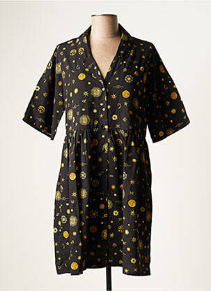 Rochie scurtă mâneci scurte mâneci scurte negru NOISY MAY femeie