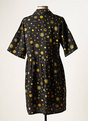 Rochie scurtă mâneci scurte mâneci scurte negru NOISY MAY femeie