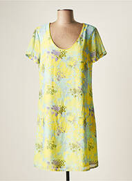 Rochie scurtă mâneci scurte mâneci scurte verde BELLITA femeie