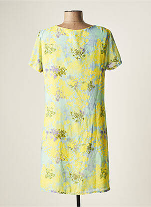 Rochie scurtă mâneci scurte mâneci scurte verde BELLITA femeie
