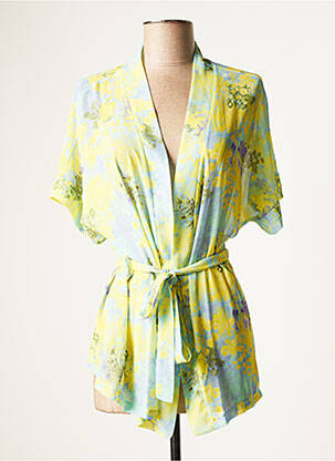 Jachete kimono guler în v verde BELLITA femeie