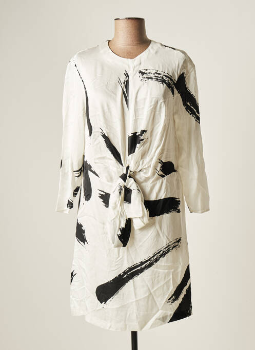 Rochie scurtă alb MANGO femeie