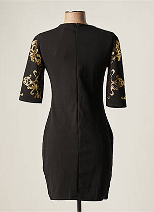 Rochie scurtă închidere cu fermoar la spate mâneci scurte negru ASTRID BLACK LABEL femeie