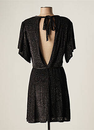 Rochie scurtă mâneci scurte mâneci scurte negru ASTRID BLACK LABEL femeie