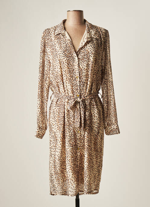 Rochie midi bej BELLITA femeie