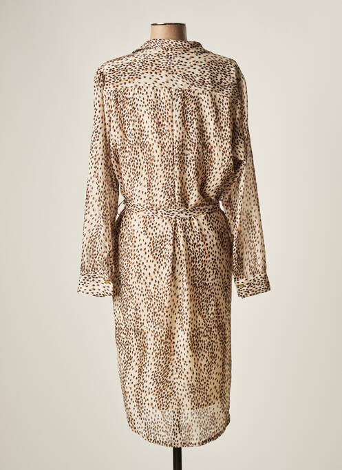 Rochie midi bej BELLITA femeie