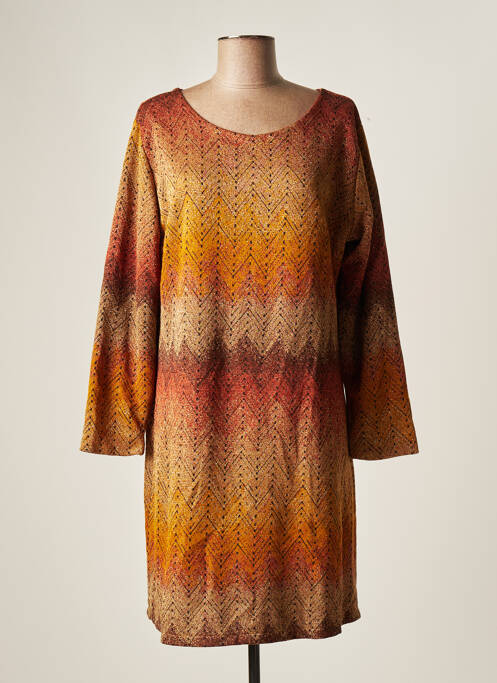 Rochie scurtă maro BELLITA femeie