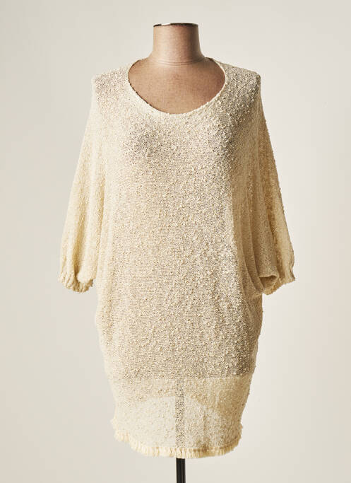 Pulover tunică bej BELLITA femeie