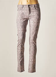 Pantalon slim violet PIECES femeie