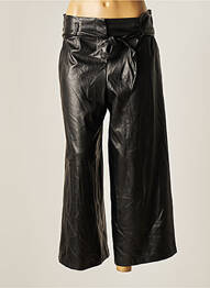 Pantalon larg negru ASTRID BLACK LABEL femeie