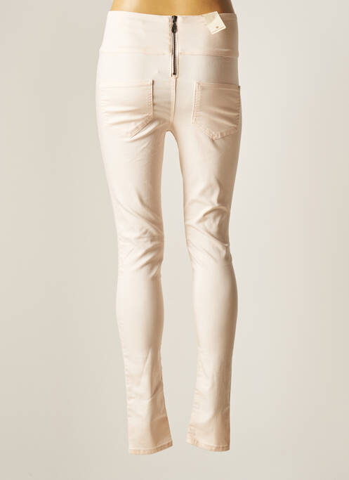 Pantalon slim roz PIECES femeie