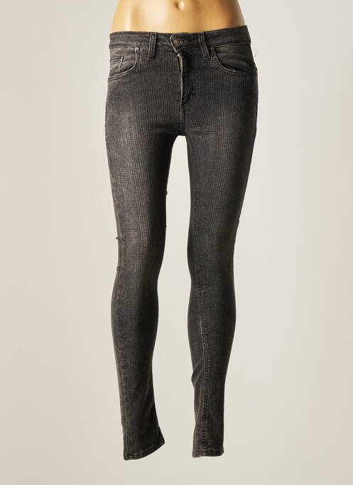 Blugi skinny gri ASTRID BLACK LABEL femeie