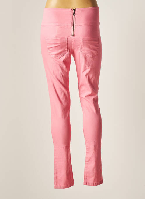 Pantalon slim roz PIECES femeie