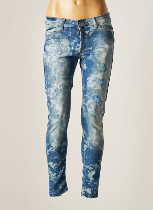 Blugi cu croială slim albastru DE ANGELIS femeie