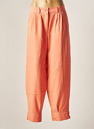 Pantalon larg portocalie DEUX. BY ELINE DE MUNCK femeie