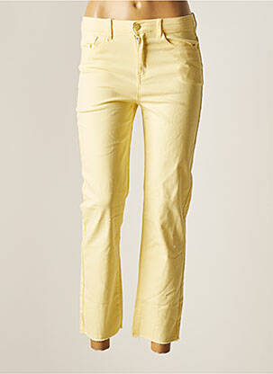 Pantalon 7/8 galben JDY femeie