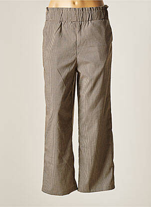 Pantalon larg maro VILA femeie