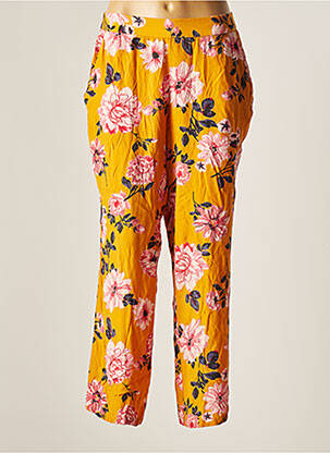 Pantalon larg portocalie VERO MODA femeie