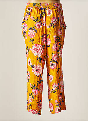 Pantalon larg portocalie VERO MODA femeie