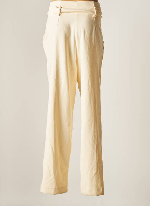 Pantalon larg bej ASTRID BLACK LABEL femeie