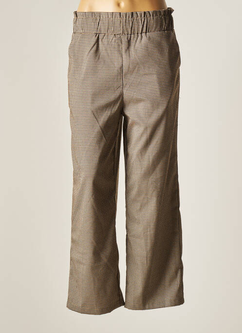 Pantalon larg maro VILA femeie