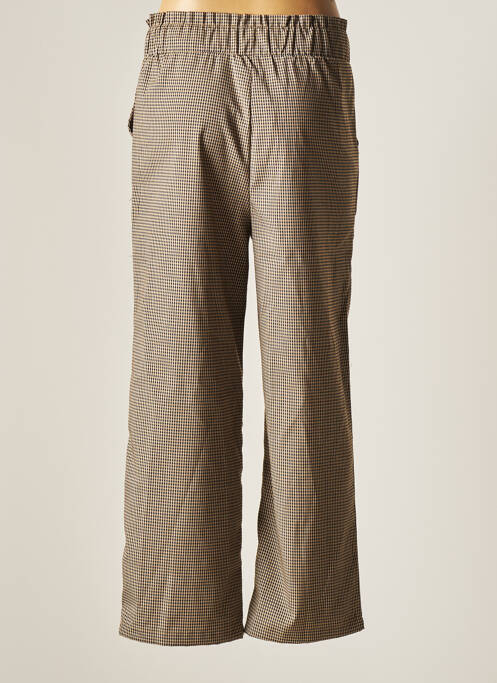 Pantalon larg maro VILA femeie