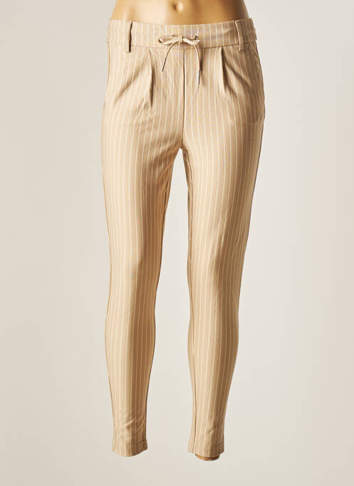 Pantalon slim bej ONLY femeie