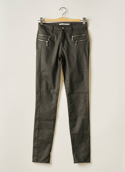 Pantalon slim verde ONLY femeie