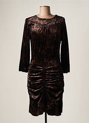Rochie midi maro DEUX. BY ELINE DE MUNCK femeie