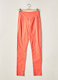 Pantalon slim roz PIECES femeie