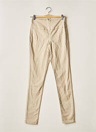 Pantalon slim bej PIECES femeie