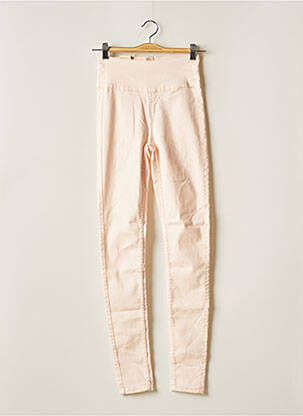 Pantalon slim roz PIECES femeie