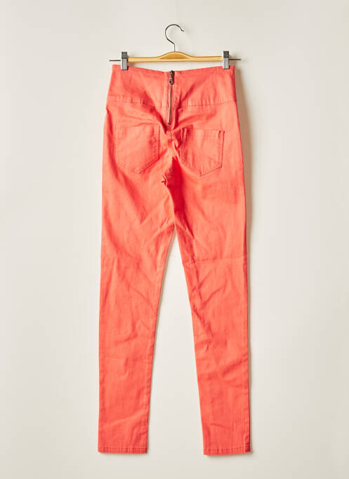 Pantalon slim roz PIECES femeie