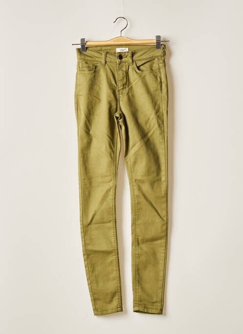 Pantalon slim verde JACQUELINE DE YONG femeie