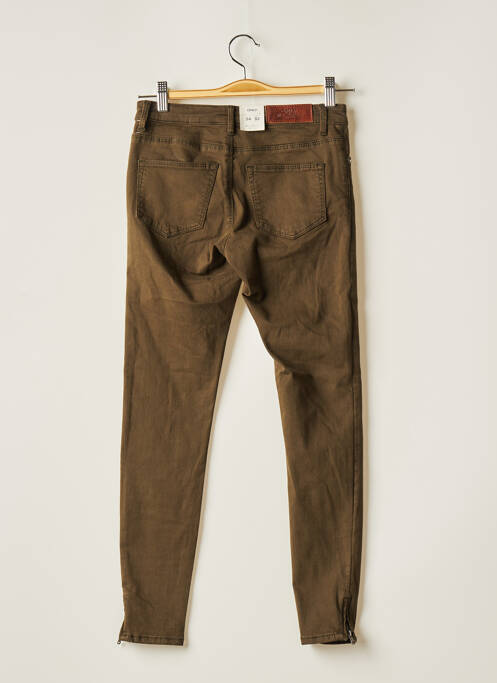 Pantalon slim verde ONLY femeie