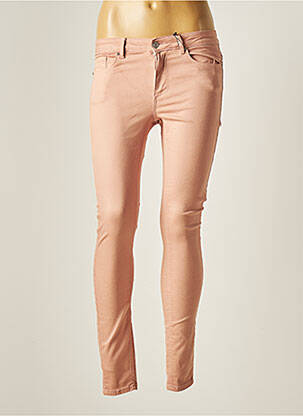 Pantalon slim roz VERO MODA femeie
