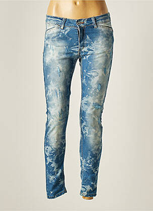 Blugi cu croială slim albastru DE ANGELIS femeie