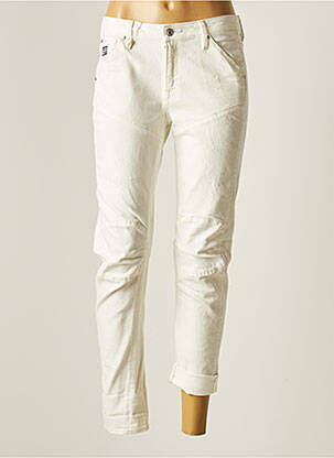 Blugi croială Mom alb G STAR femeie