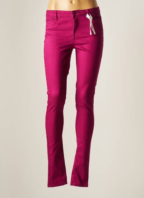 Pantalon slim violet VERO MODA femeie