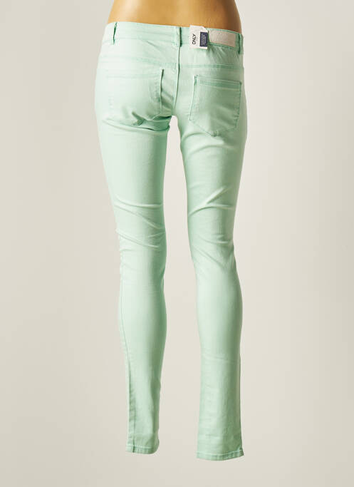 Pantalon slim verde ONLY femeie