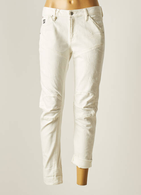 Blugi croială Mom alb G STAR femeie