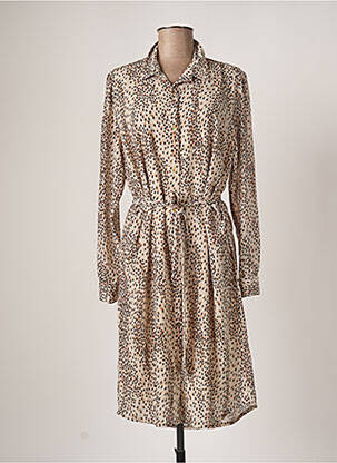 Rochie midi bej BELLITA femeie