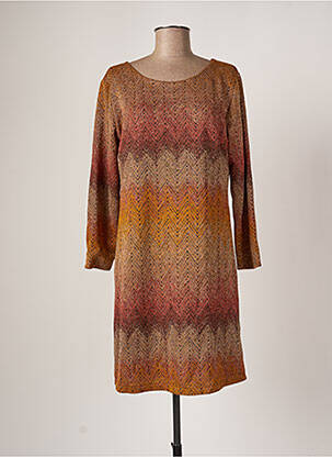 Rochie scurtă maro BELLITA femeie