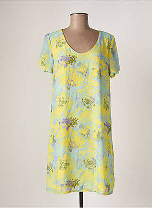 Rochie scurtă galben BELLITA femeie